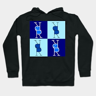 Letter R, the pattern 4 Hoodie